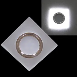Встраиваемый светильник Reluce 55031-9.0-001MN MR16+LED3W WT