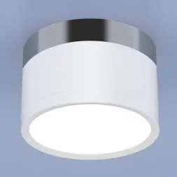 Потолочный светодиодный светильник Elektrostandard DLR029 10W 4200K белый матовый/хром 4690389122002