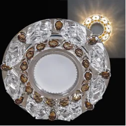 Встраиваемый светильник Reluce 22093-9.0-001PL MR16+LED3W CL+GR