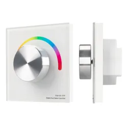 Панель Arlight Smart-P5-RGB-G-IN White (3V, Rotary, 2.4G) 033756