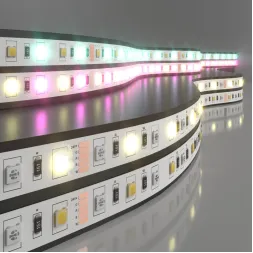 Светодиодная лента Elektrostandard 24V 14,4W 60Led 5050+5050 IP20 MIX RGB/теплый белый, 5м 469038917