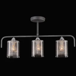 Потолочный светильник Natali Kovaltseva 75066/3C STAIN SILVER