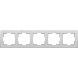 Рамка Vitel на 5 постов серебряный WL06-Frame-05 4690389063640