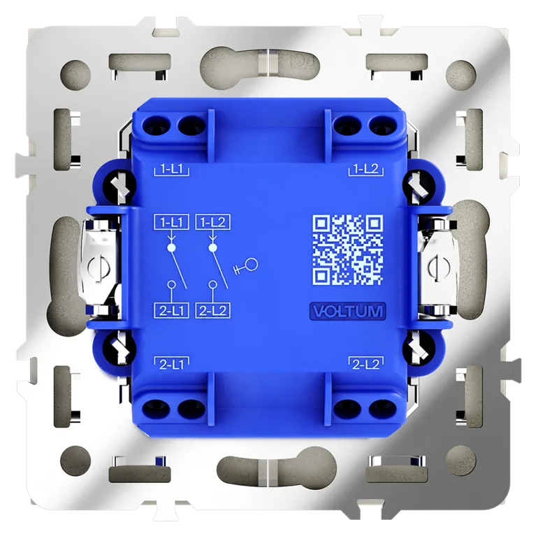 Выключатель двухклавишный Voltum S70 VLS020104 в Нижнем Новгороде