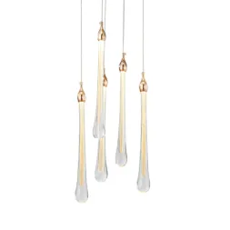 Подвесной светильник Delight Collection Teardrop OM801670-5-G
