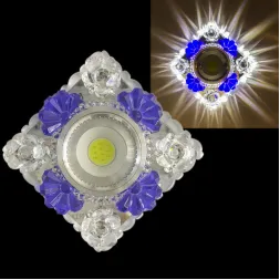 Встраиваемый светильник Reluce 42249-9.0-001PL MR16+LED3W CL/BL