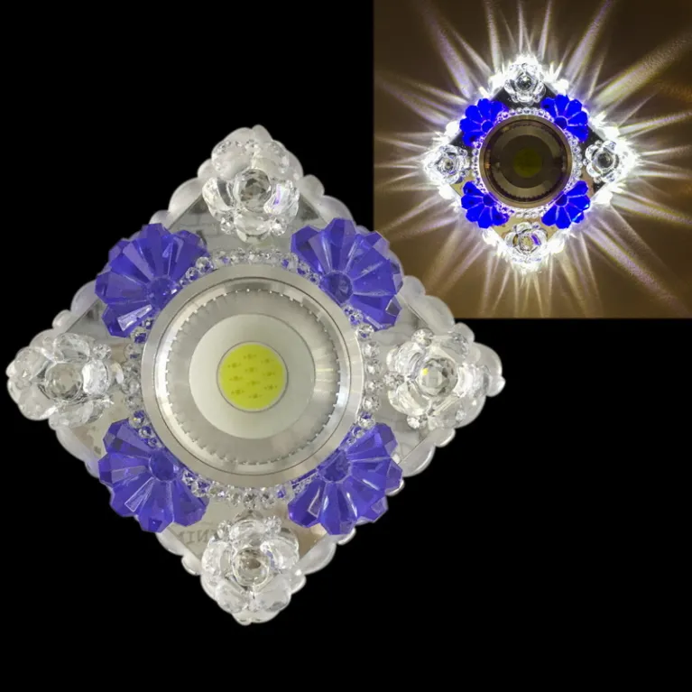 Встраиваемый светильник Reluce 42249-9.0-001PL MR16+LED3W CL/BL в Нижнем Новгороде