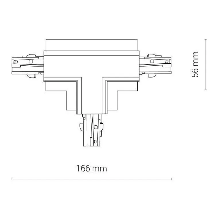 Коннектор T-образный правый 2 Nowodvorski Ctls Power 8681 в Нижнем Новгороде