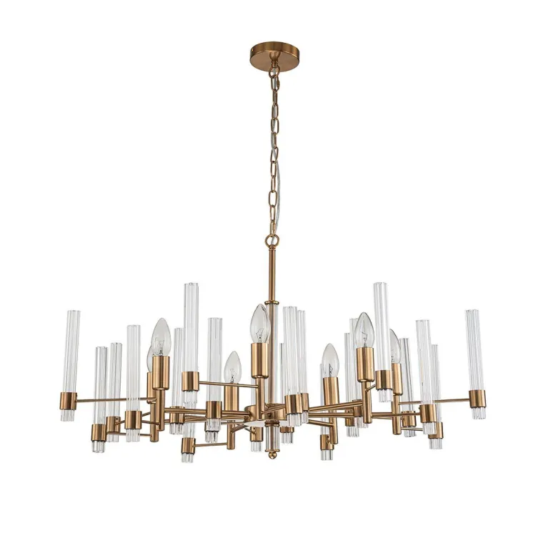 Подвесная люстра Indigo Favara 11040/7P Brass V000461 в Нижнем Новгороде