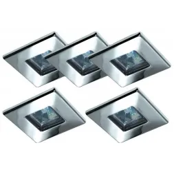 Встраиваемый светильник (в комплекте 5 шт.) Paulmann Quality Quadro 99545