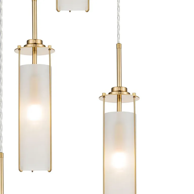 Подвесная люстра Indigo Torcia 11038/5PL Brass V000417 в Нижнем Новгороде