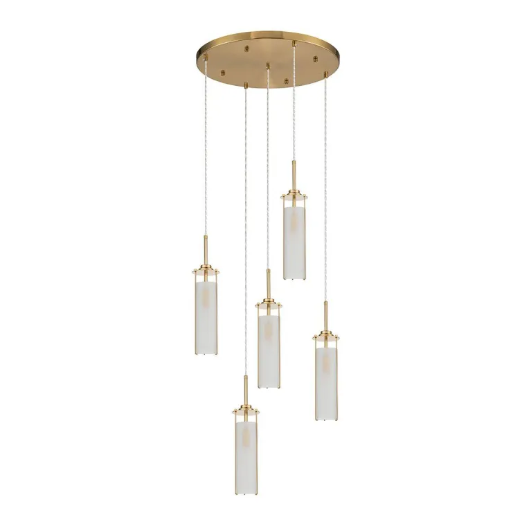 Подвесная люстра Indigo Torcia 11038/5PL Brass V000417 в Нижнем Новгороде