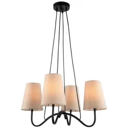 Подвесная люстра Lumien Hall Твинкл 4010/4P-BK-LGR Подвесная люстра Lumien Hall Твинкл 4010/4P-BK-LGR