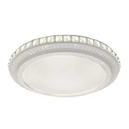 Потолочный светодиодный светильник Ambrella light Orbital Crystal F91 80W D500