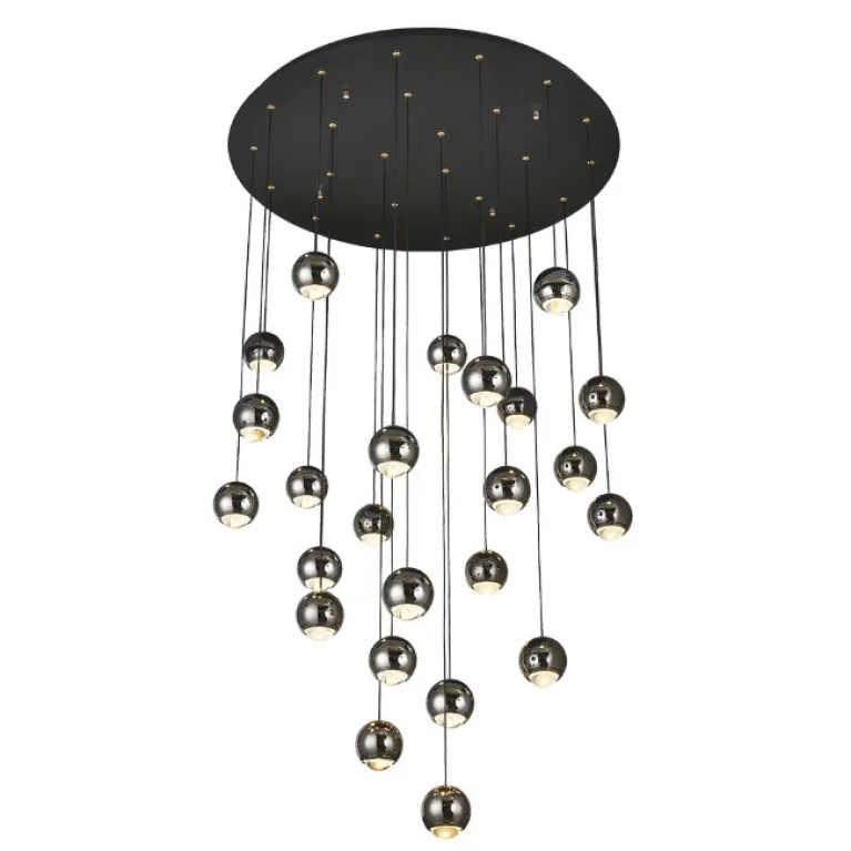 Подвесная люстра Lumien Hall Danay LH8027/24P-BK-PBK в Нижнем Новгороде