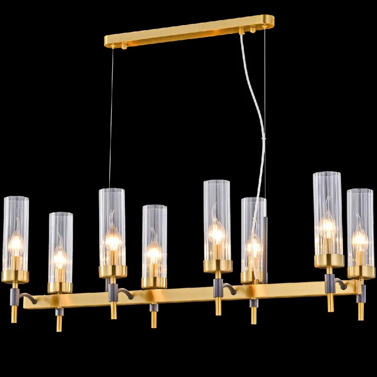 Подвесная люстра Illumico IL5177-8LLS-29 BRASS TUBO в Нижнем Новгороде