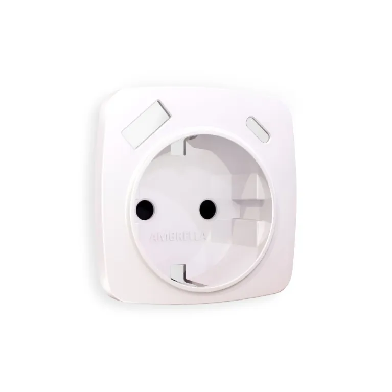 Лицевая панель для розетки с/з со шторками 2USB A+C Ambrella Volt Omega OP2100 в Нижнем Новгороде