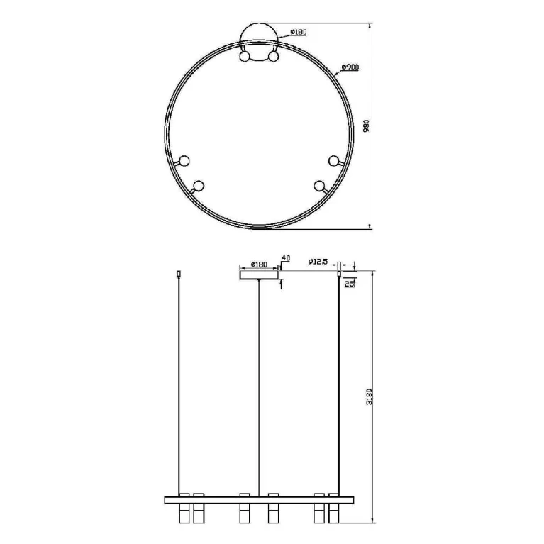 Подвесная люстра Maytoni Satellite MOD102PL-L42WK в Нижнем Новгороде