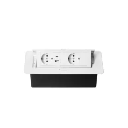 Блок розеток MX-226 (O) (2 секции, 1 USB и 1 type C) Mebax 00-00002604