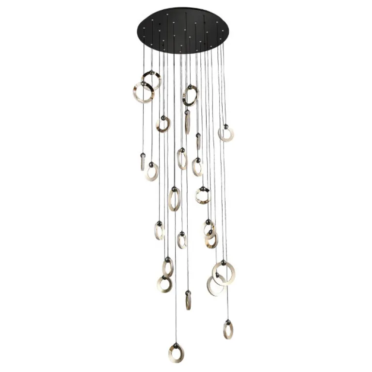 Подвесная люстра Lumien Hall Livin LH8028/24P-BK-SGD-PBK в Нижнем Новгороде