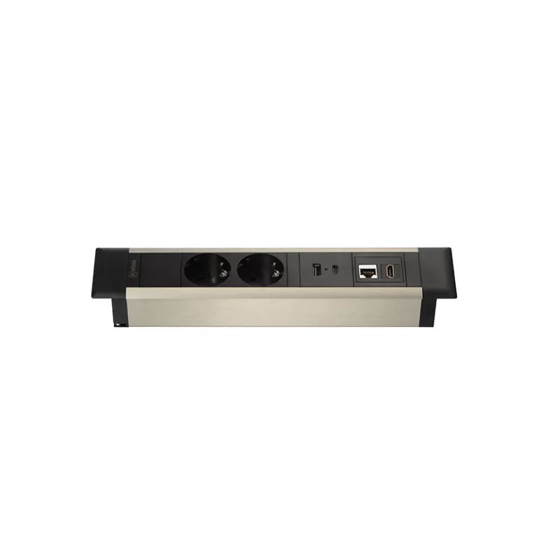 Блок розеток 41T (2 секции, USB + type C + RJ45 + HDMI) Mebax 00-00002593 в Нижнем Новгороде