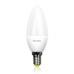 Лампа светодиодная Voltega E14 5.5W 2800К свеча матовая VG2-C2E14warm5W 8337