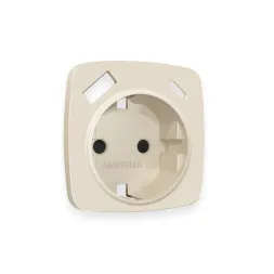 Лицевая панель для розетки с/з со шторками 2USB A+C Ambrella Volt Omega OP3300