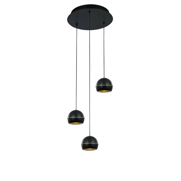Подвесной светильник DeLight Collection MD21001034-3A black/gold в Нижнем Новгороде