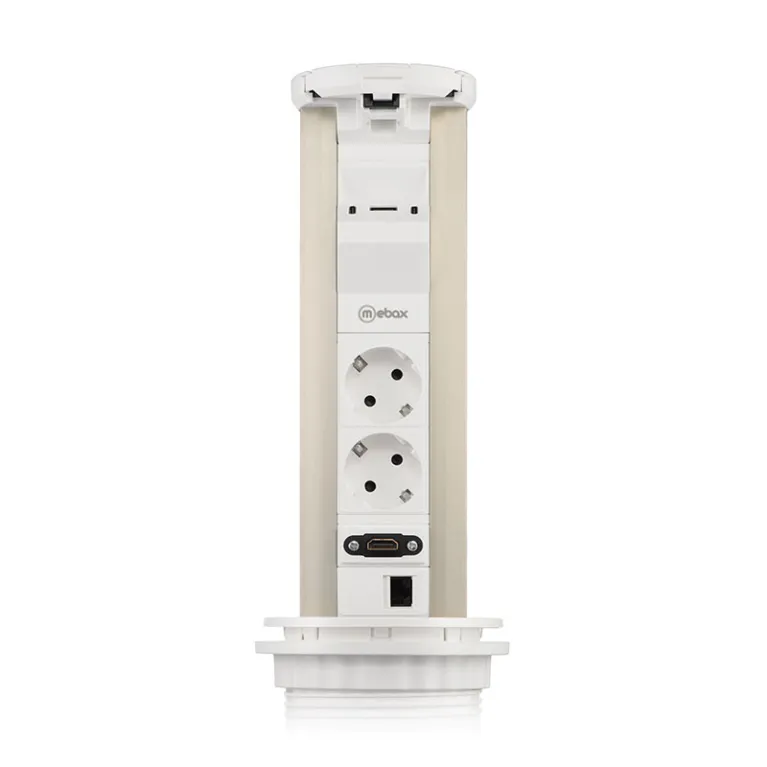 Блок розеток 12J (2 секции, USB type A+C + RJ45 + HDMI) Mebax 00-00002598 в Нижнем Новгороде