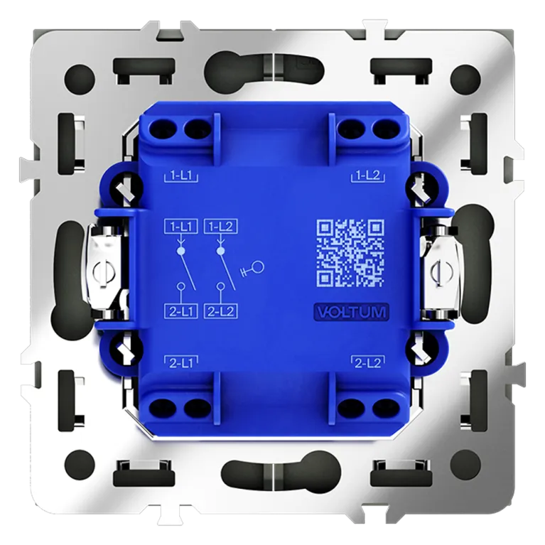 Выключатель двухклавишный Voltum S70 VLS020107 в Нижнем Новгороде