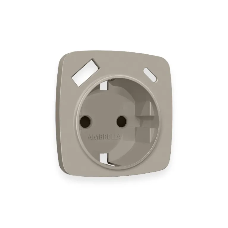 Лицевая панель для розетки с/з со шторками 2USB тип A+C Ambrella Volt Omega OP3700 в Нижнем Новгороде