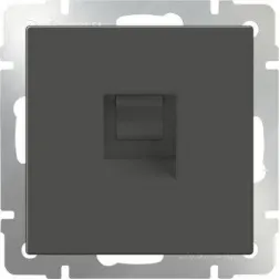 Розетка Ethernet RJ-45 серо-коричневая WL07-RJ-45 4690389054099