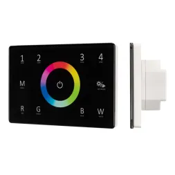 Панель Arlight Sens Smart-P85-RGBW Black (230V, 4 зоны, 2.4G) 028405