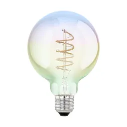 Лампа светодиодная диммируемая Eglo E27 4W 2000К разноцветная 110207
