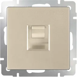 Розетка Ethernet RJ-45 шампань WL11-RJ-45 4690389124532