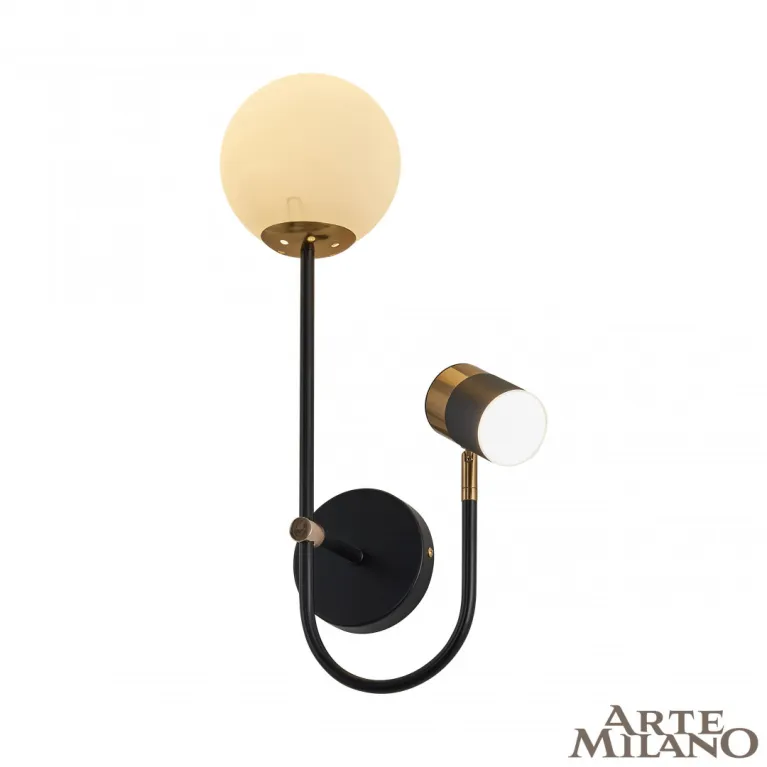 Бра Arte Milano Ferrara 274802/1+1B BK/GD в Нижнем Новгороде