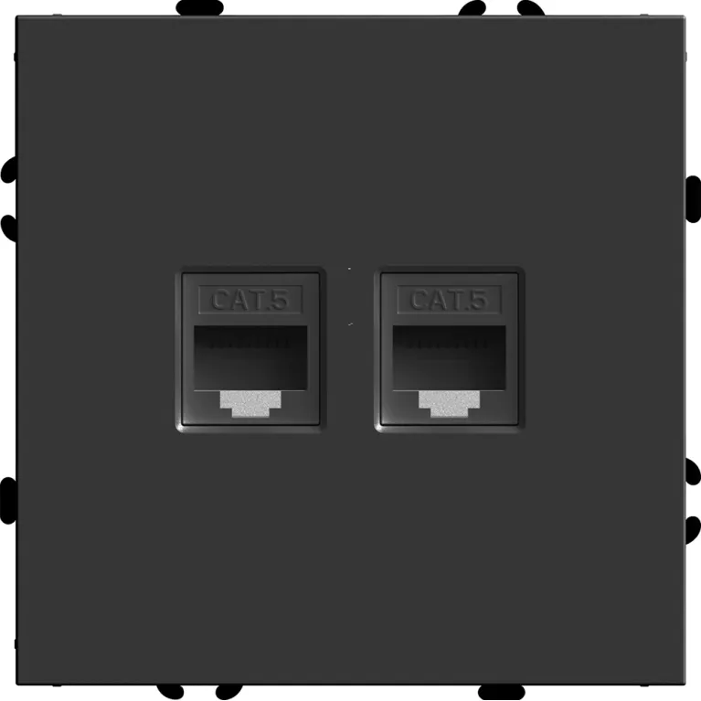 Розетка компьютерная 2-местная RJ-45 Stekker RST00-5111-05 Эмили 49848 в Нижнем Новгороде