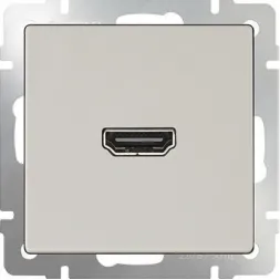 Розетка HDMI слоновая кость WL03-60-11 4690389097508