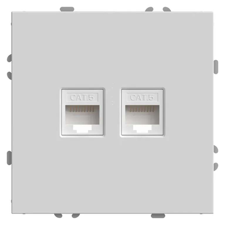 Розетка компьютерная 2-местная RJ-45 Stekker RST00-5111-01 Эмили 49874 в Нижнем Новгороде