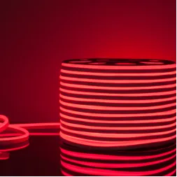 Светодиодный Светодиодные ленты Elektrostandard 220V 9,6W 120Led 2835 IP67 односторонний красный, 50