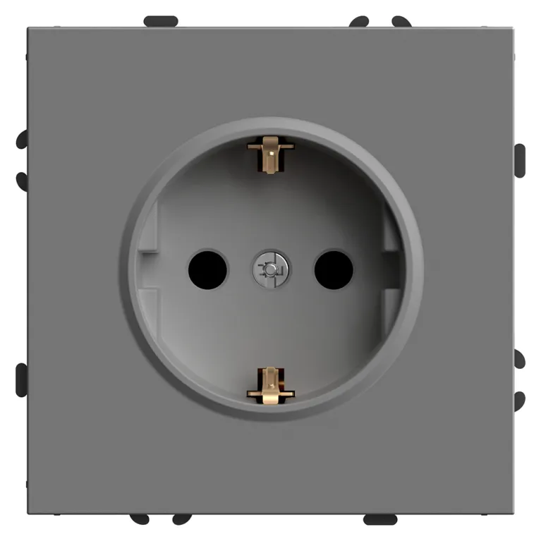 Розетка 1-местная с защитной шторкой Stekker RST16-5110-10 Эмили 49958 в Нижнем Новгороде