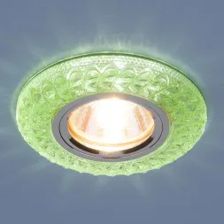 Встраиваемый светильник Elektrostandard 2180 MR16 GR зеленый 4690389075490