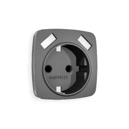 Лицевая панель для розетки с/з со шторками 2USB A+A Ambrella Volt Omega OP6590