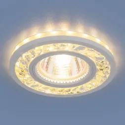 Встраиваемый светильник Elektrostandard 8355 MR16 CL/WH прозрачный/белый 4690389102851