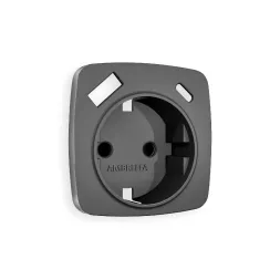 Лицевая панель для розетки с/з со шторками 2USB A+C Ambrella Volt Omega OP6600