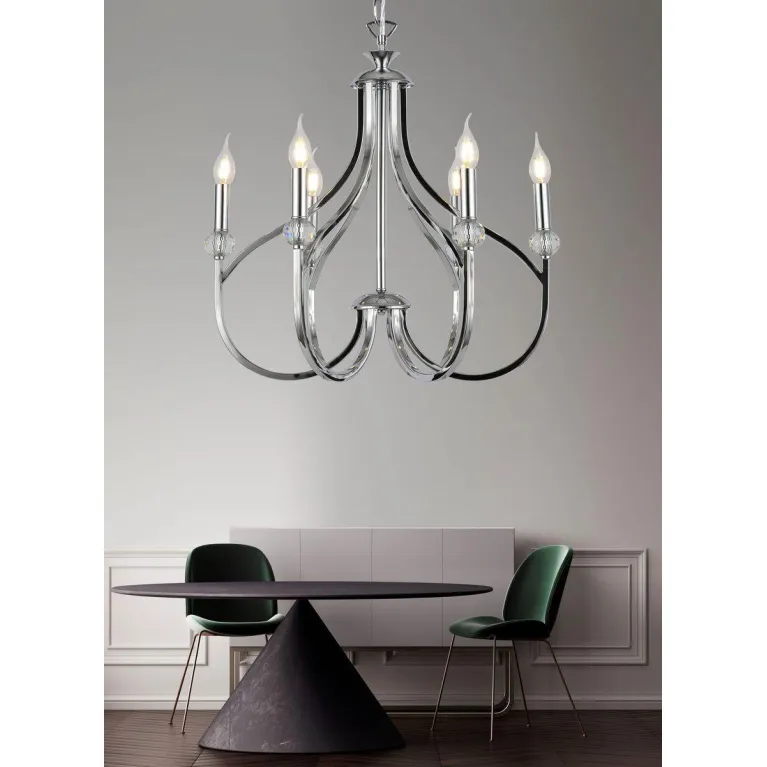 Подвесная люстра Lumina Deco Archetype LDP 1250-6 CHR в Нижнем Новгороде