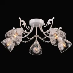 Потолочная люстра Natali Kovaltseva TULIP 75054/5C IVORY
