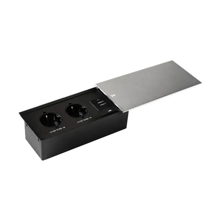 Блок розеток JX (Slide Top) (2 секции + 2 USB с кабелем питания) Mebax 00-00002888 в Нижнем Новгороде