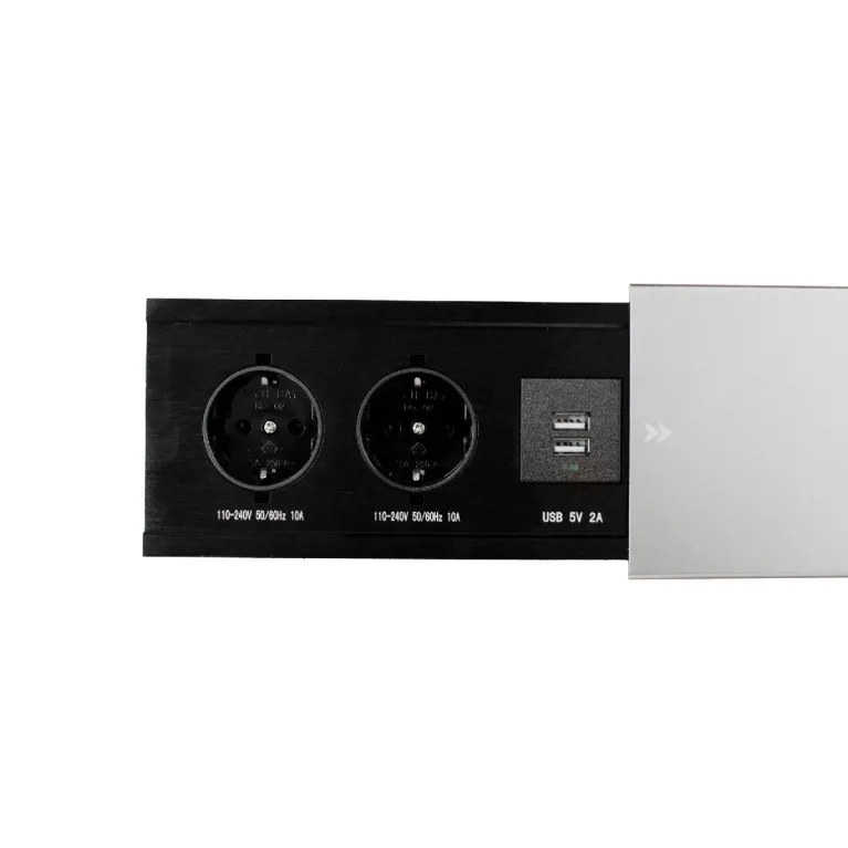 Блок розеток JX (Slide Top) (2 секции + 2 USB с кабелем питания) Mebax 00-00002888 в Нижнем Новгороде