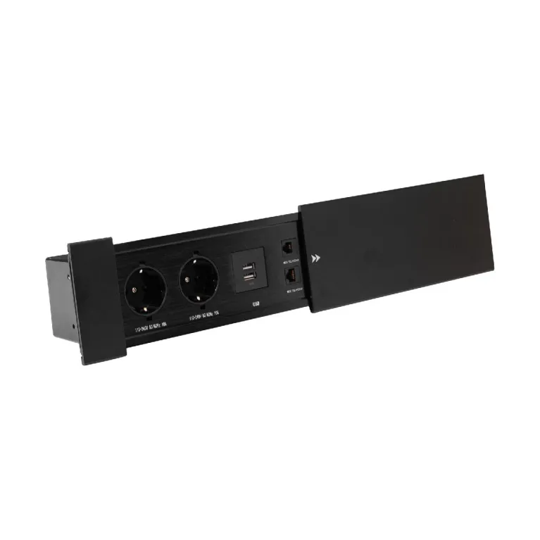 Блок розеток JX (Slide Top) (2 секции RJ-45 + 2 USB с кабелем питания) Mebax 00-00002891 в Нижнем Новгороде